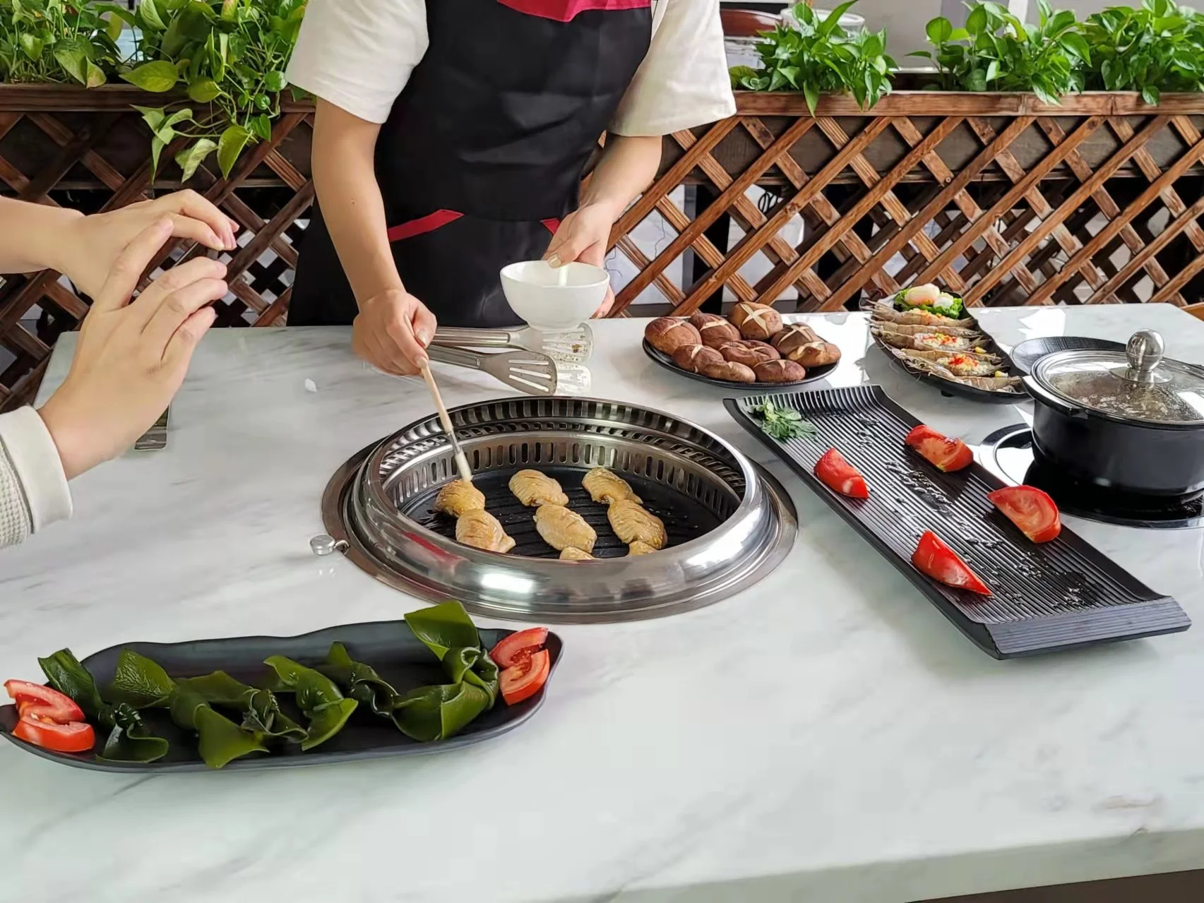 Cenhot High-capacity Restaurant Indoor Smokeless Yakitori Barbecue Grill