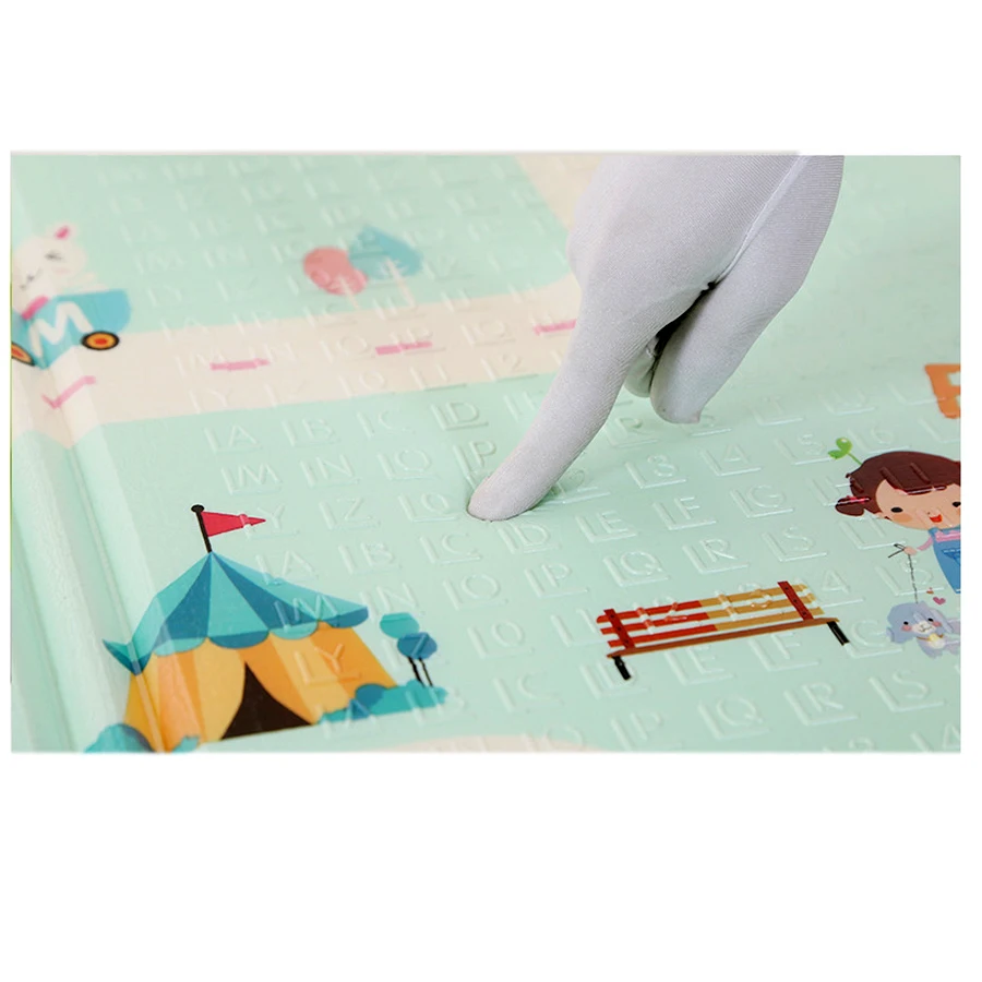
XPE waterproof foldable play mat for children on both sides 