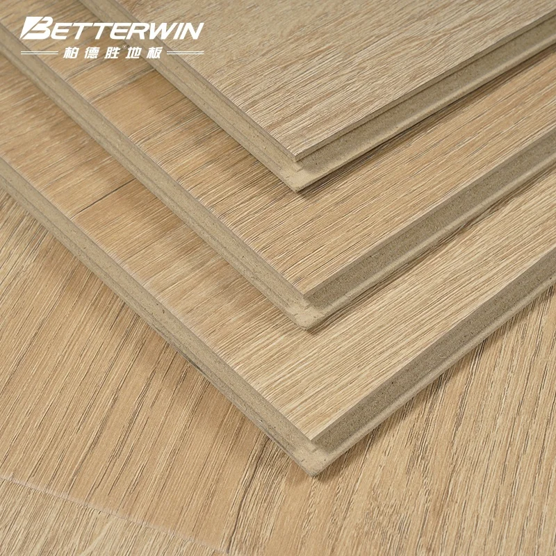 Royal style real wood grain matt laminate flooring