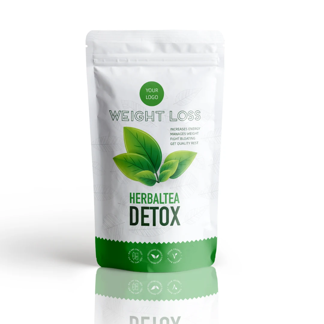 Wholesale Herbal Organic Private Label Detox Energy Tea  Approval Triangular Nylon Tea Bag Weight Loss Tea