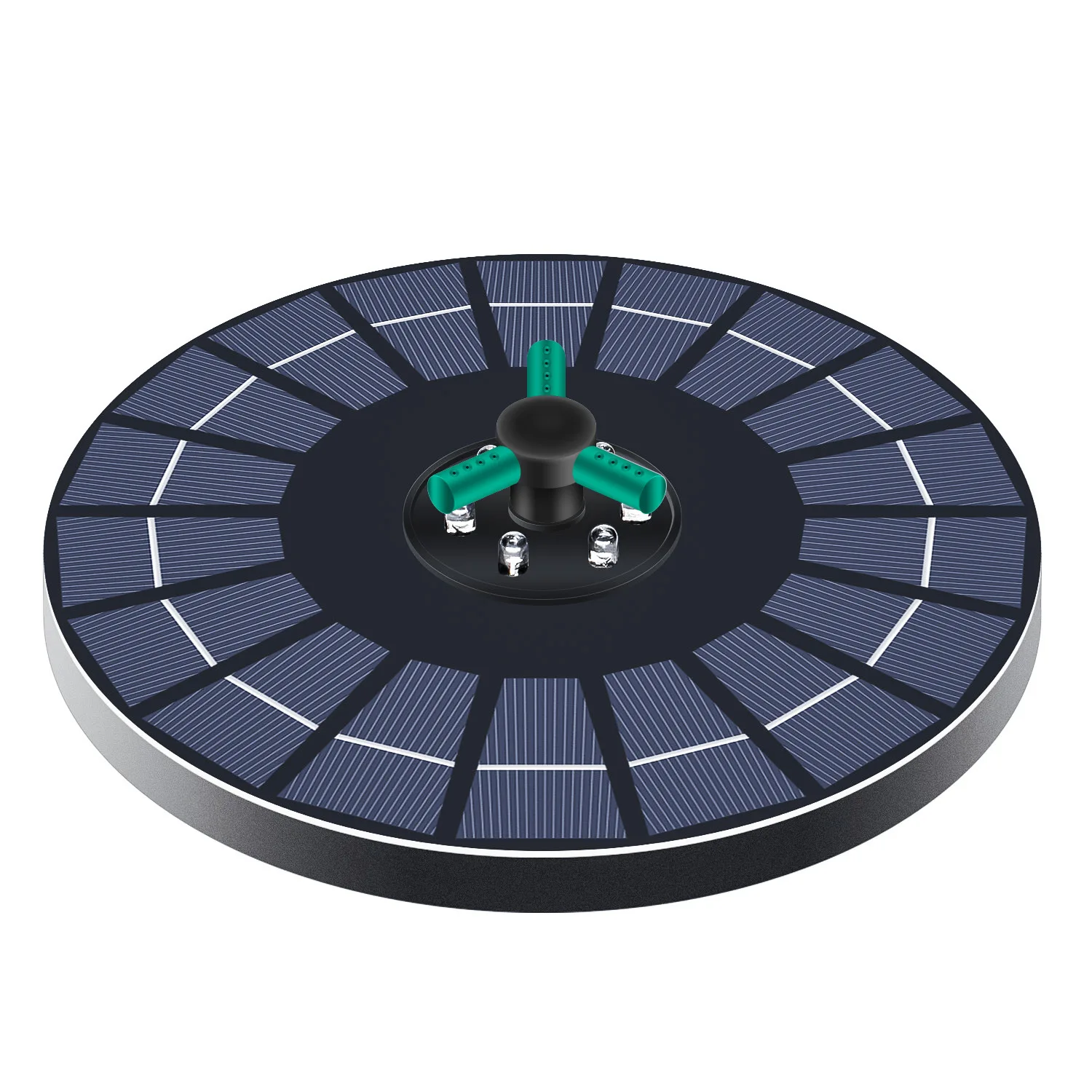 LED Solar  Fountain Floating  Pump for Bird Bath With Battery Backup Solar Fountain Kit Solar Hummingbird Fountain