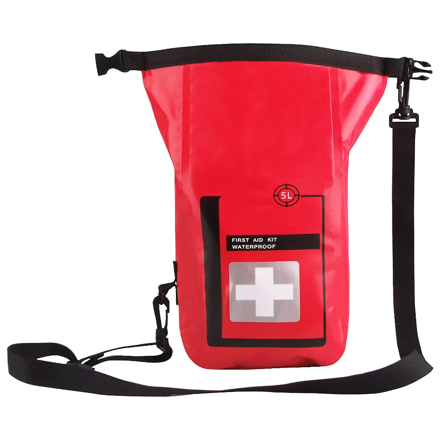 Wholesale Price Waterproof First Aid Kit Bag Adjustable Durable Red Bag For Boating Car Hiking