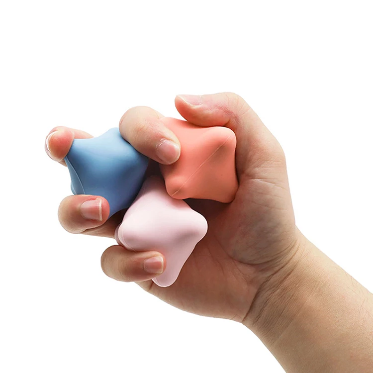 
Silicone hexagonal massager finger relax hand massage ball 