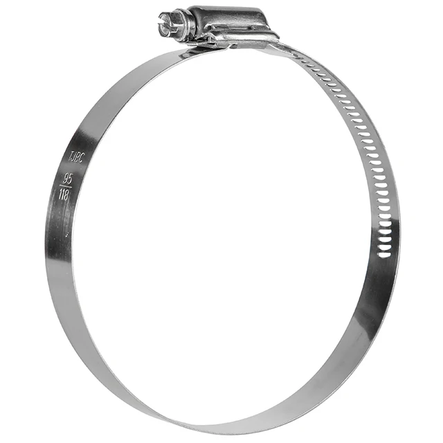 Perforated Stainless Steel American Type Big Hose Clamp