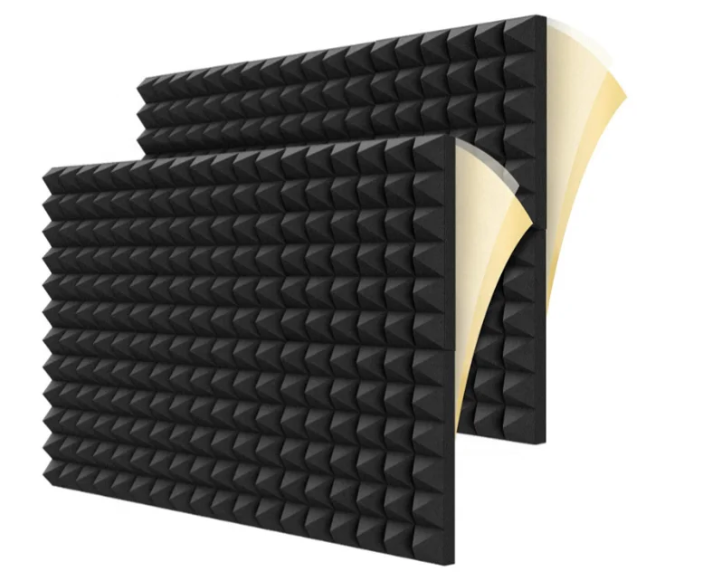 High density soundproofing Polyurethane foam sheet Sound-absorbing sponge board  Acoustic Pyramid Sponge foam sheet