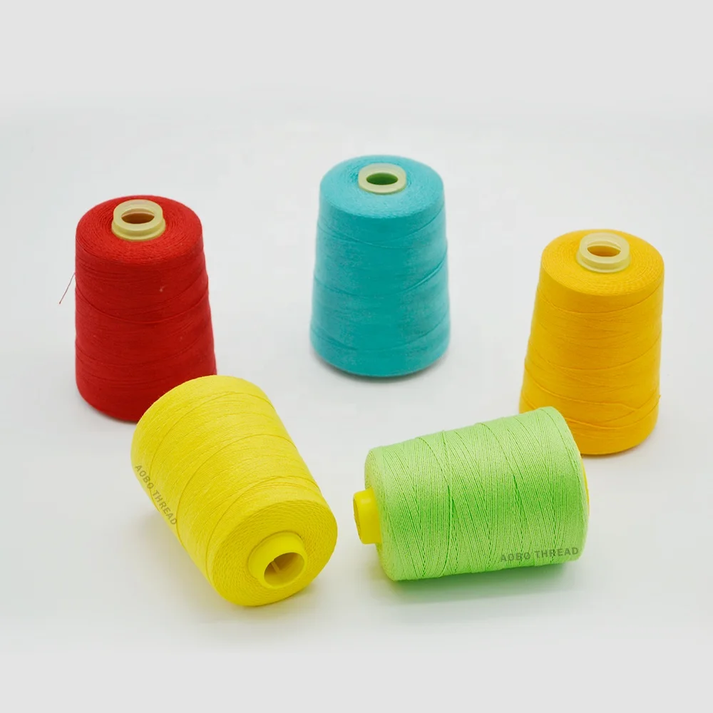 Tkt120 spun polyester sewing thread 402 3000yards  for Jack high speed sewing machine
