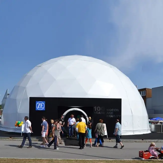 Factory Price 10M 15M Outdoor Big Dome Tent Waterproof Geodesic Dome Tent For Event Rental