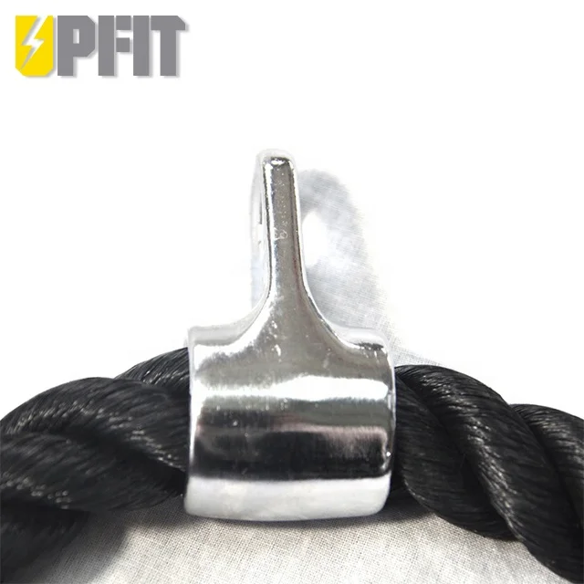 
High Quality Gym Fitness Accessories Heavy Capacity Black Tricep Rope 