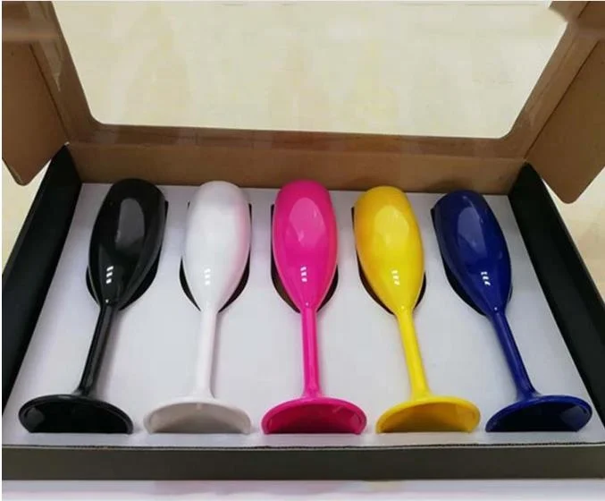 Professional made 180ml PS glasses PP wine Acrylic Champagne Cup for wholesales