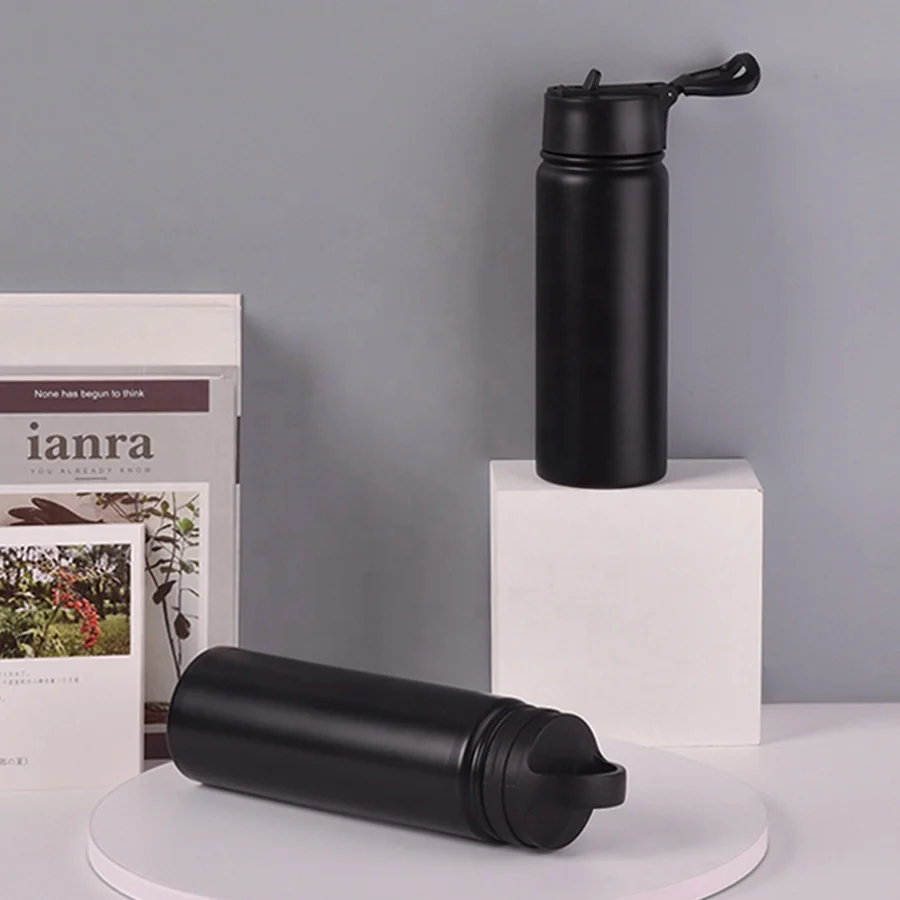 Amazing Items Waterbottles Metal Wide Mouth Water Bottle Insulated Double Wall Stainless Steel Sport Water Bottle