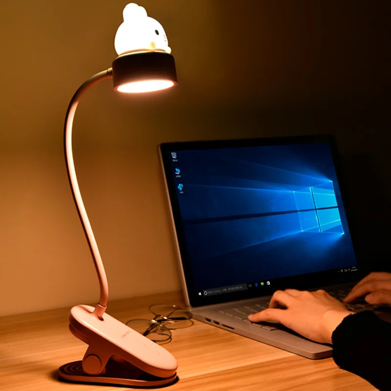 ICARER FAMILY Desk Lamp Light Led Colors Cute For Babies Children School Library Night Light