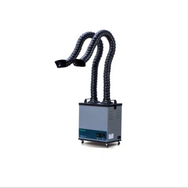 Desktop Laser Marking Machine Industrial Dust Collector Machine With Smoke Filter Pipe & Fume Extractor