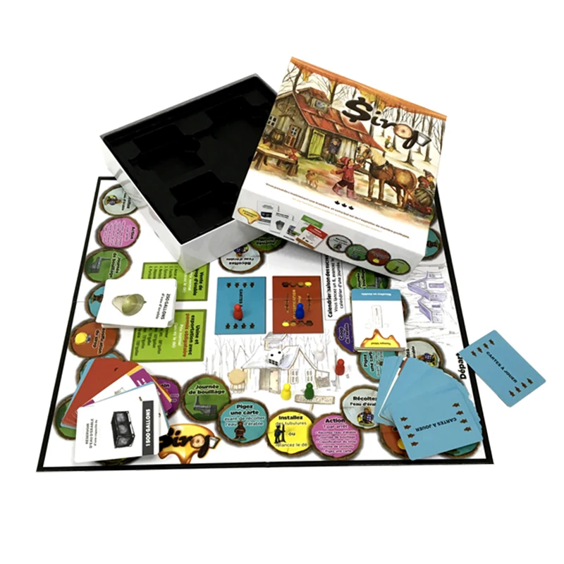 Рекламная акция, детская настольная игра с принтом