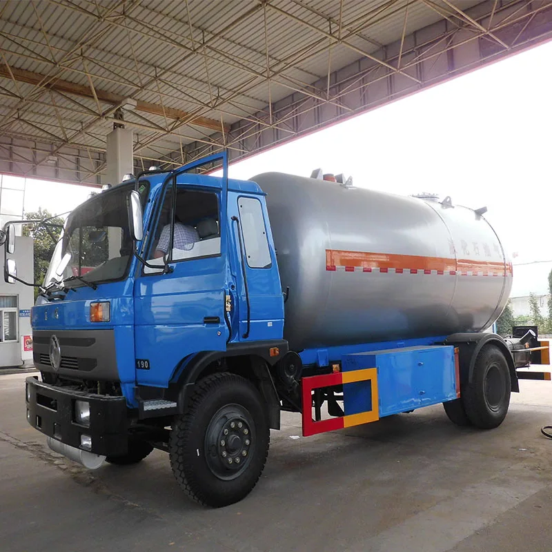 DONGFENG 4x2 6 колес 15000 л 15 м3 транспортное средство для Перевозки сжиженного нефтяного газа транспортер перевозки