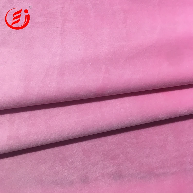 Red Blue Velvet Fabric With Crystals Wholesale Polyester Super Soft Crystal Velvet Fabric