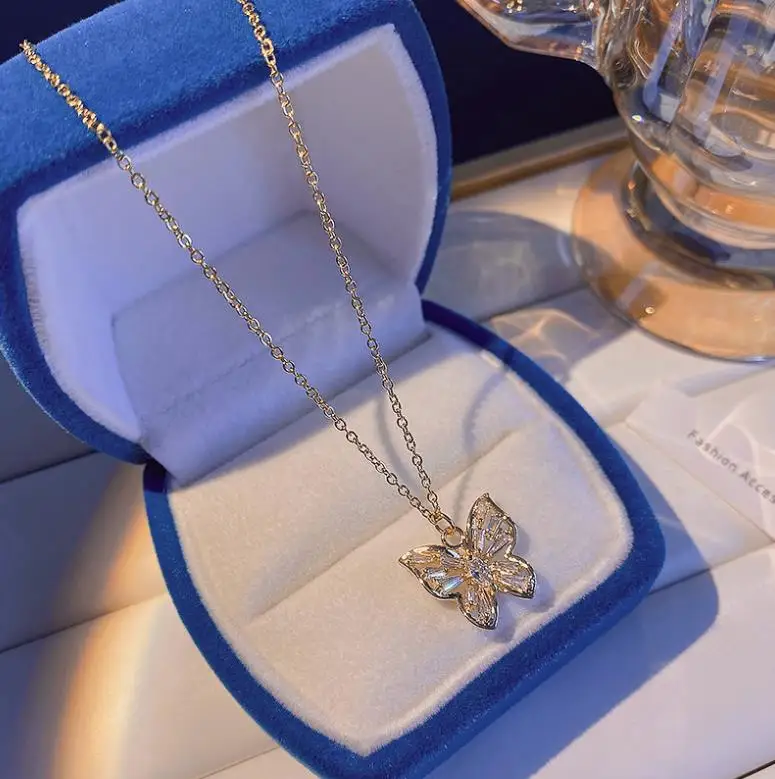 Cheap Good Quality Titanium Steel Necklace For Women With A High-grade Sense Of Pendant Ins Collarbone Chain Summer Necklace