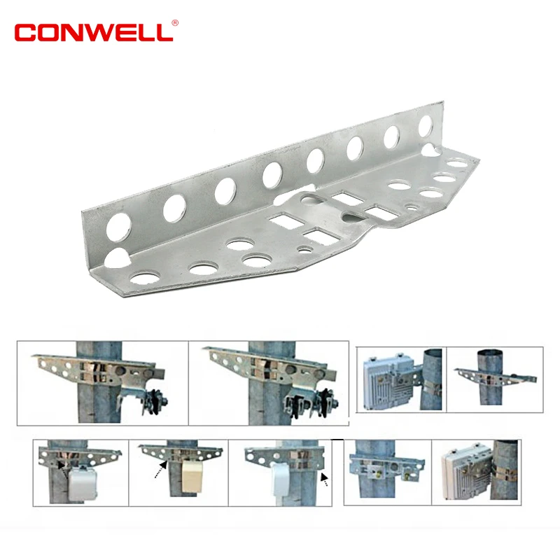 Galvanized Steel Angle Bracket Console Perforated Metal Angle Bracket