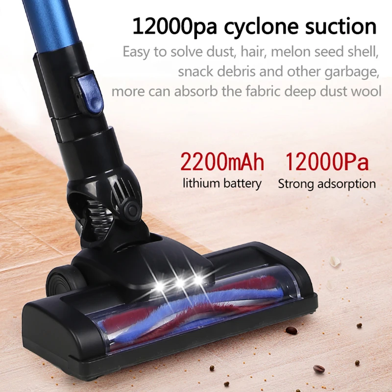 Household China Factory Low Price Big Suction Cordless Handheld Stick Vacuum Cleaner