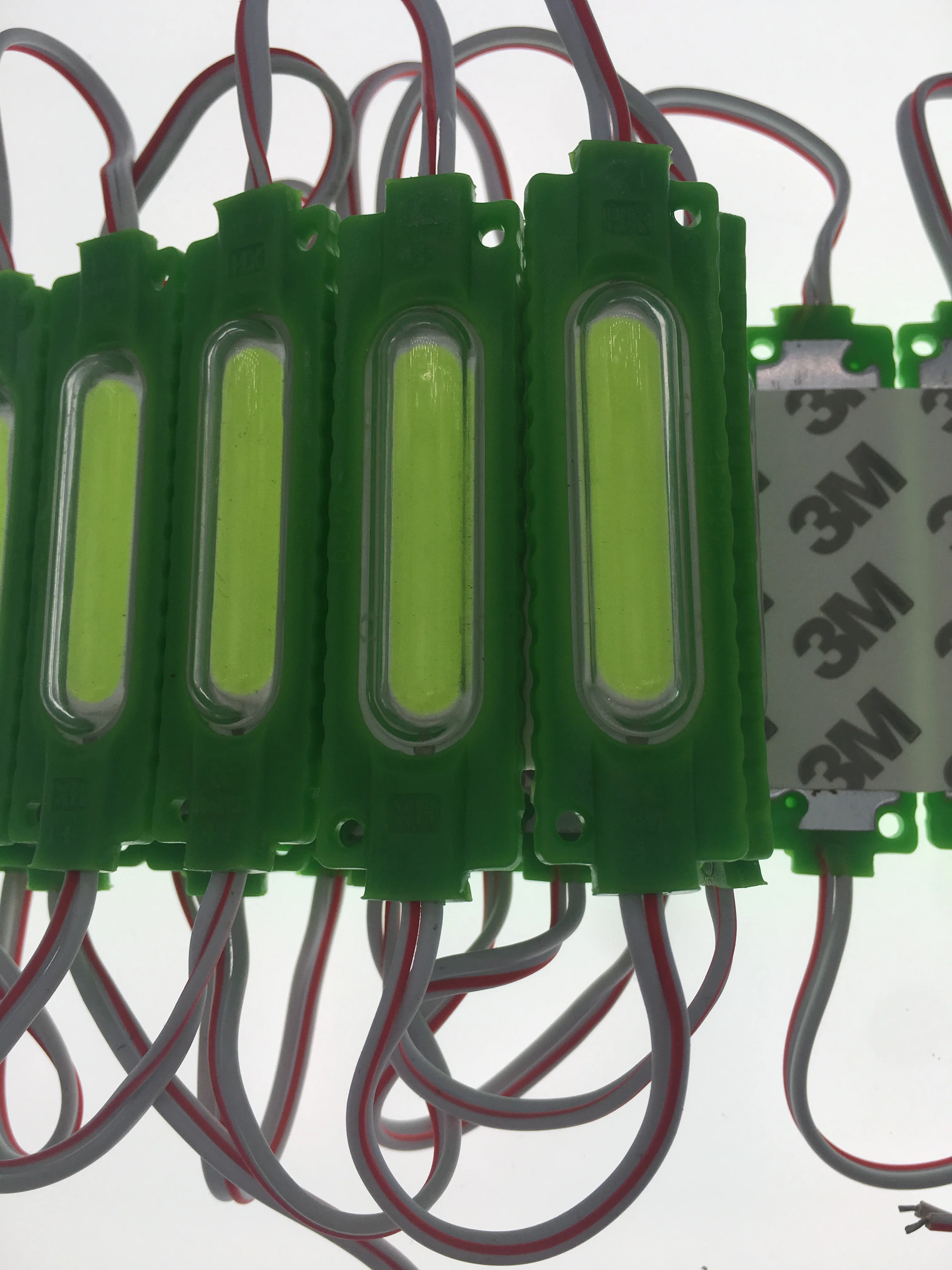 6313 transparent lens 12v white warm white red green blue yellow pink light led cob module 24v