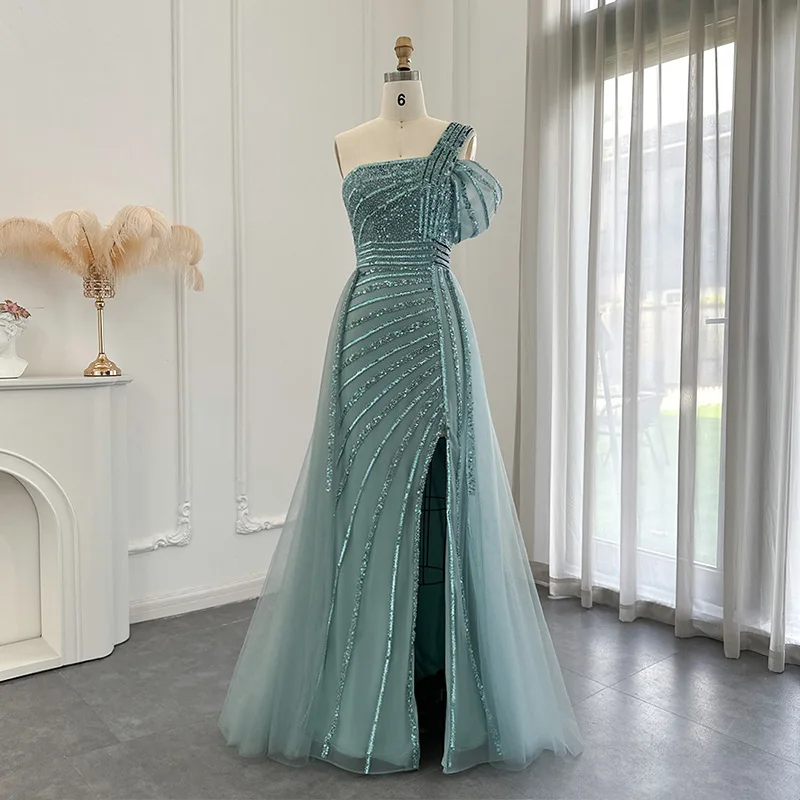 Jancember LSCZ115 New Trend Beads Party Long Dresses Fashion Elegant Evening Dress 2022 Wedding