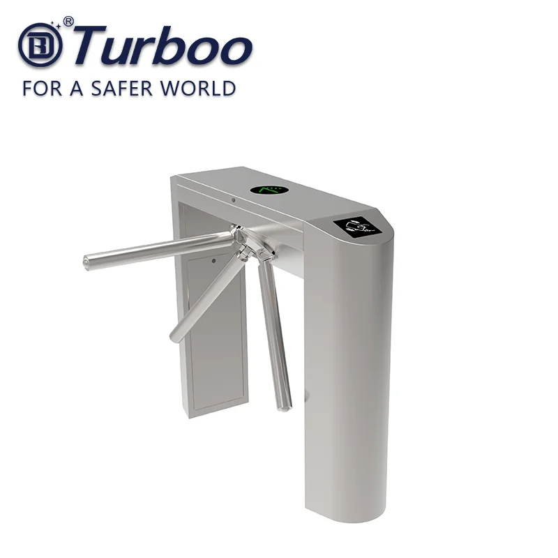 Waist height solenoid vertical tripod turnstile gate system
