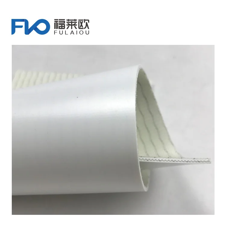 High Quality Food Grade Blue / White Pvc/Pu Plane Conveyor Belt Manufacturers