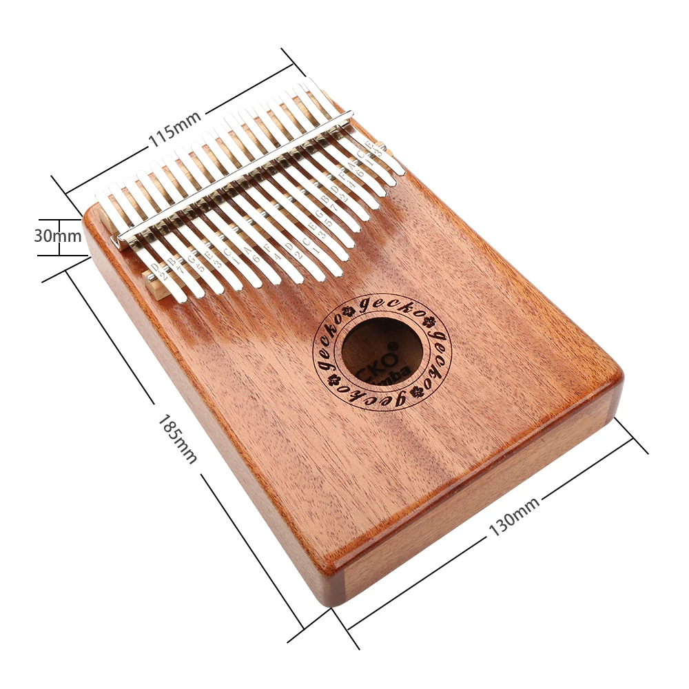 Accept custom mahogany 17-key student finger piano Kalimba