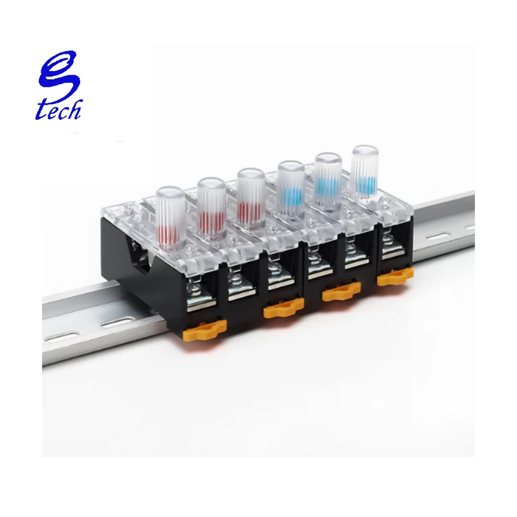 Factory price safety holder Rail type 3A fuse with indicator light fuse holder FS-102 AC 220V