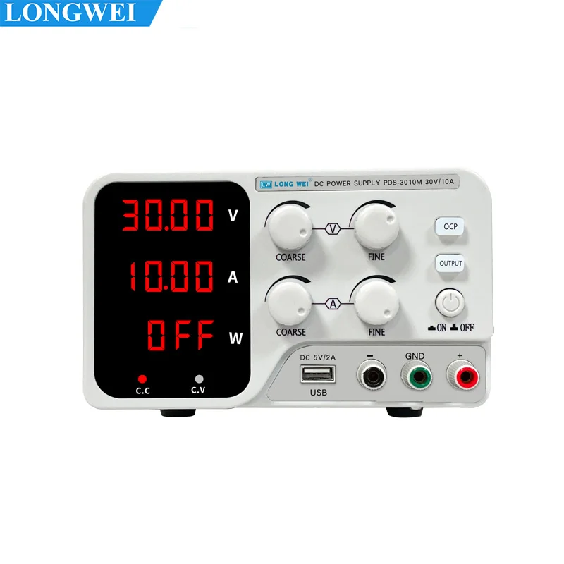 New Product Longwei PDS3010M Adjustable Variable 30V10A Lab Power Supply Switching Bench Source Bench Dc Power Supply