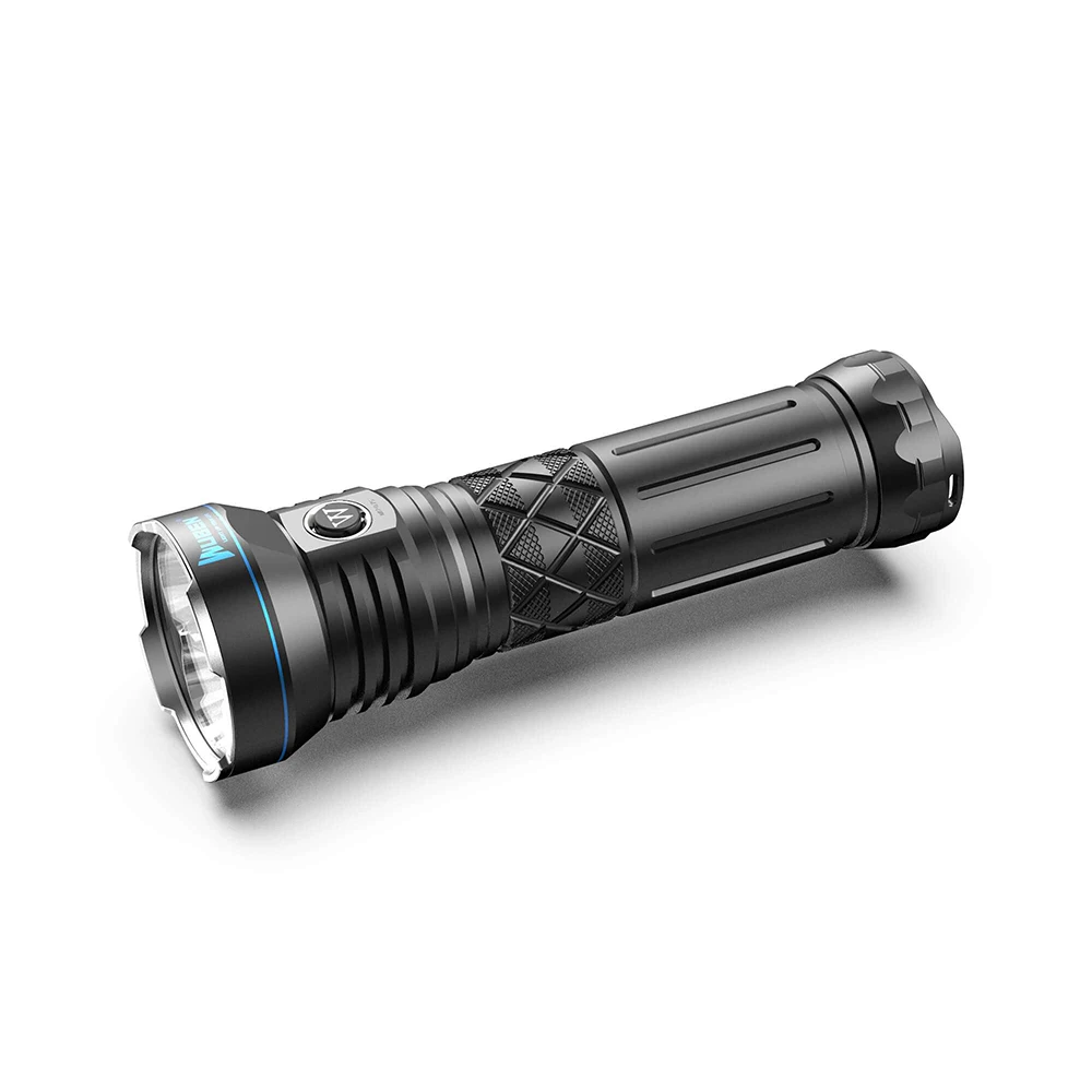 Wuben A9 12000Lumen 420Meters TYPC-C  charging Super Bright Flashlight 10220 10200mAh Cell torch