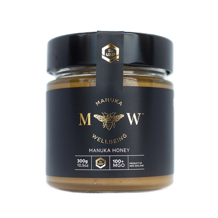 
Wholesale High Quality Natural Pure 300g UMF 5+ MGO 100 Halal Manuka Bee Honey From New Zealand 
