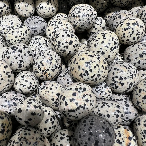 Crystal Stone Polished Healing Tumbled Stone Dalmatian Jasper Crystal Gravel Chips Stone For Decoration