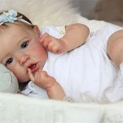 New Hot Sale 22inch Baby Reborn Baby Doll With And Clothes Set Baby Doll Reborn Silicone Toys For Kids