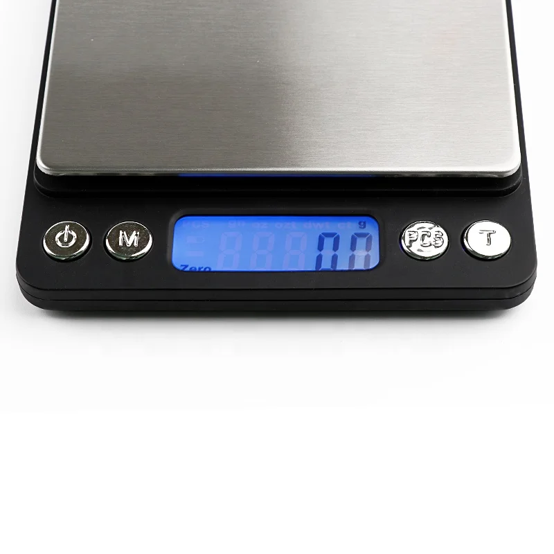 
I2000 Mini Diamond Pocket Digital Electronic Jewelry Jewellery Scales Kitchen Scale 