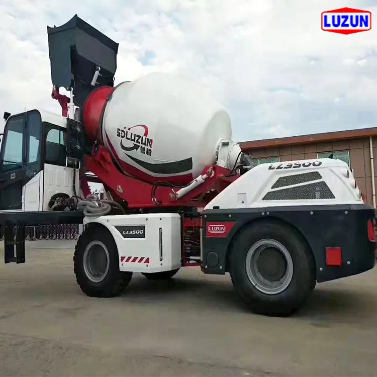 Hot Sale LZ3500R  Self Loading Concrete Mixer Truck compact self loading mobile concrete mixer truck