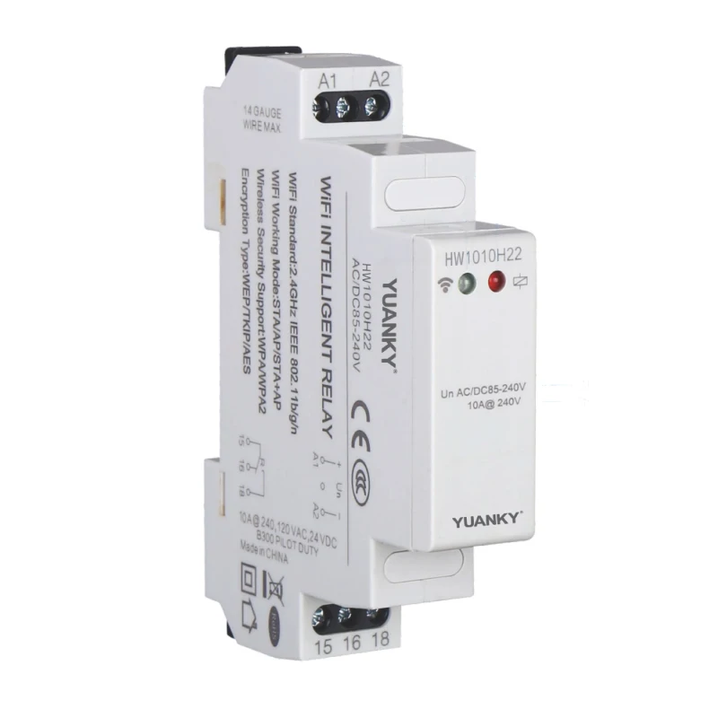YUANKY HW1 Series WiFi Intelligent Control Relay AC220V 5A-16A