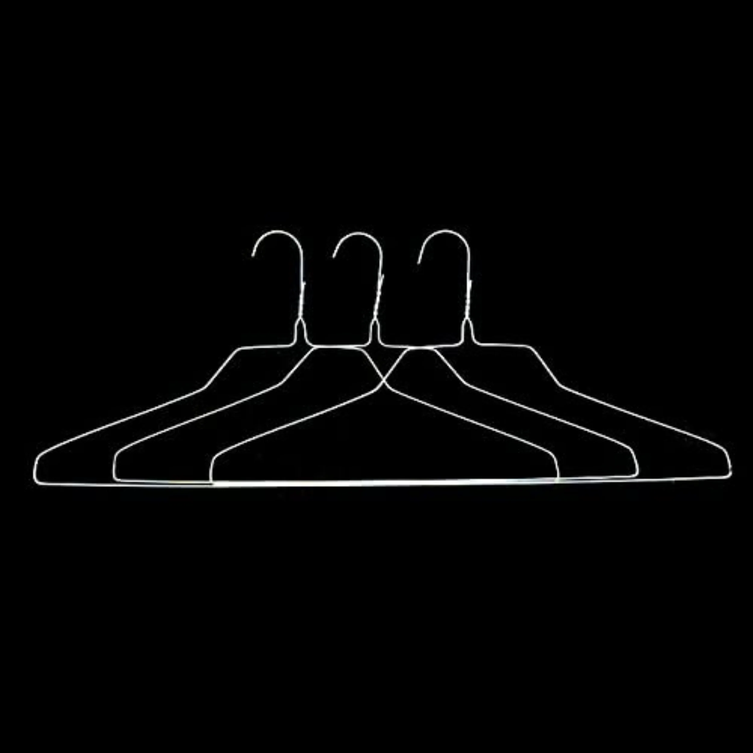 Laundry High Quality Hangers with White Color Coating Thin Standard Dry Cleaner Coated Iron