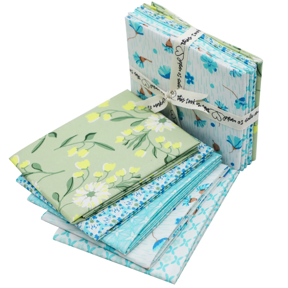 5pcs 18'x21' Floral Lowest Price Wholesale Fat Quarters Fabric Bundles Quality Patchwork Quilting Fabric