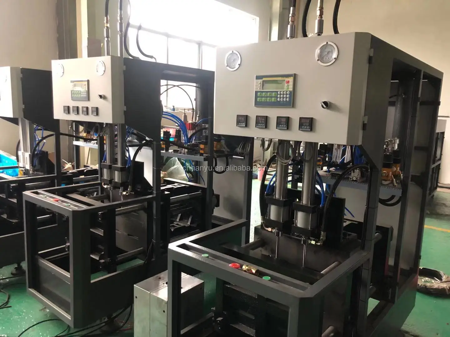 custom design semi-automatic preform pet plastic bottle blowing blow molding machine high speed