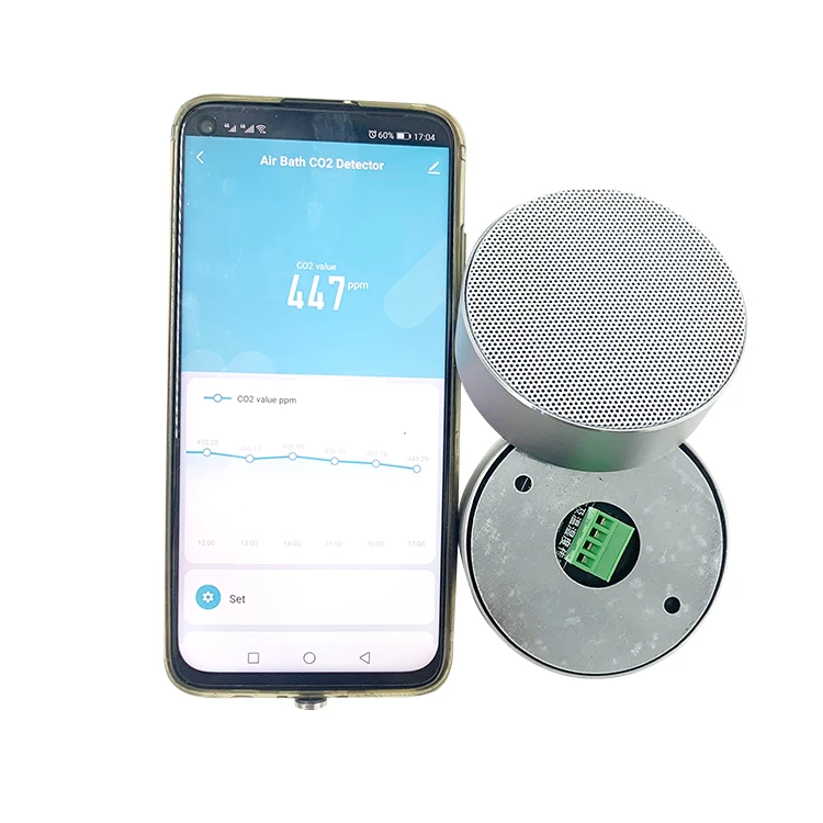 PM2.5 HCHO TVOC indoor air quality humidity sensor wifi co2 monitor
