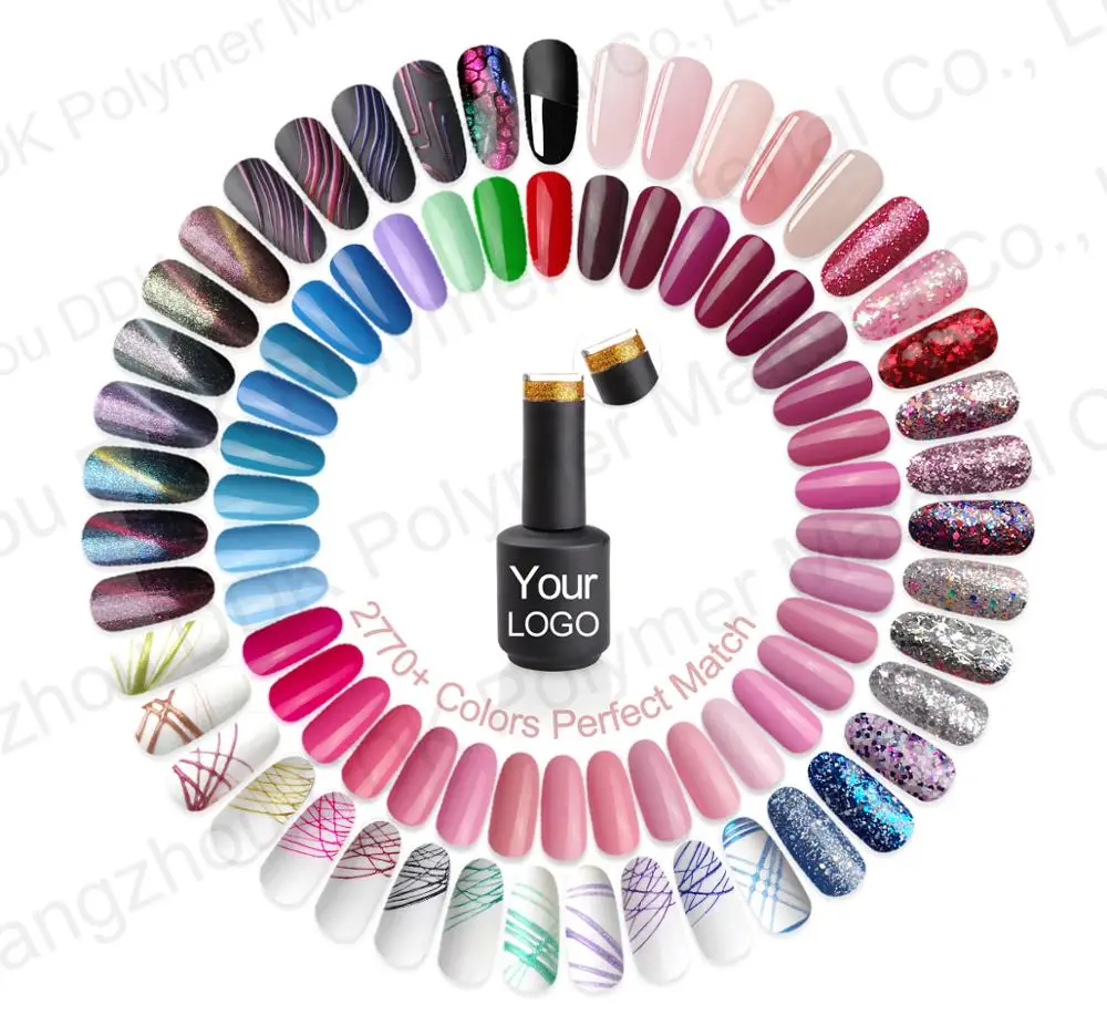 China manufacture private label nail uv matte top coat black gel polish