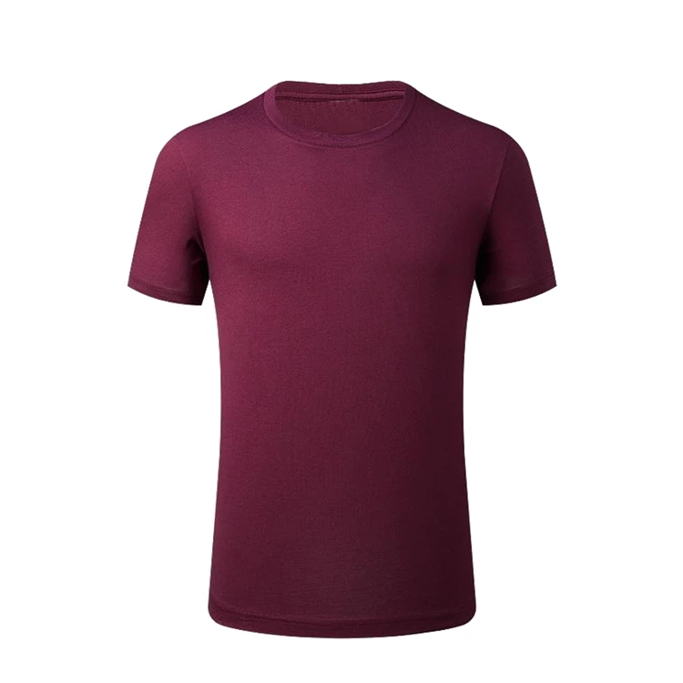 Peony & Buyoh  summer casual blank plain color men combed 100% cotton short sleeve o-neck t shirts