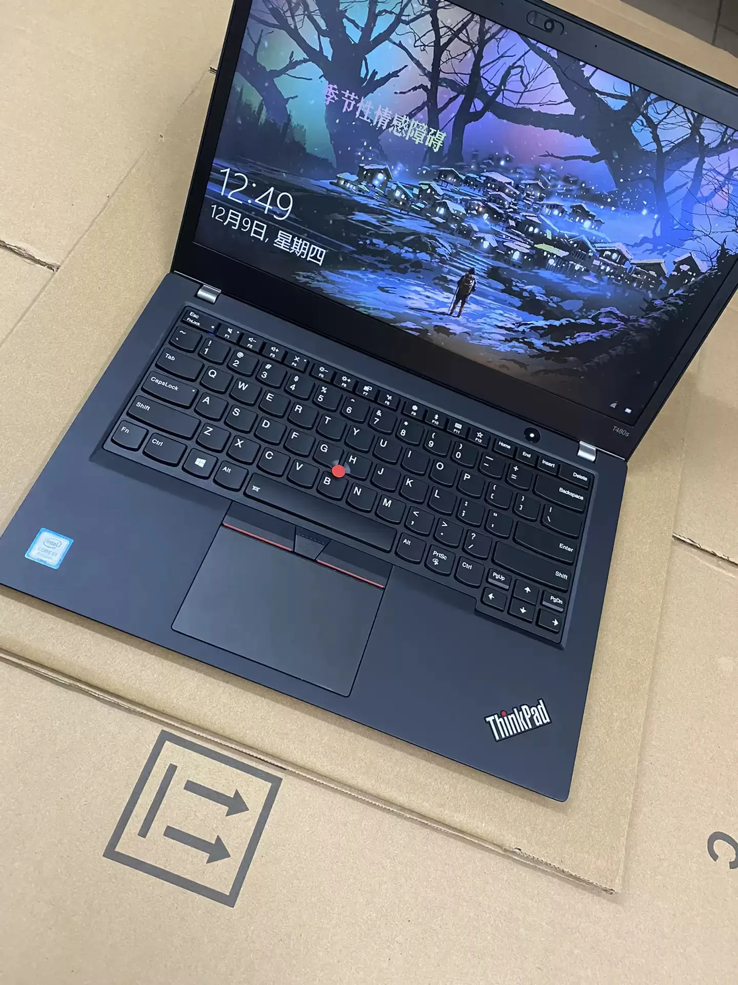 Wholesale Used Laptops Second Hand Computers With Charger For Lenovo Thinkpad T480 i5/i7 8250U 8G 256GB SSD