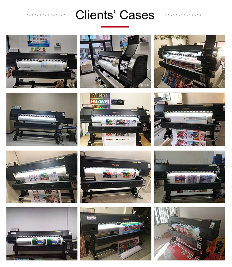 Mimage 1.6m/1.8m indoor/outdoor printer for /reflective film/pp paper printing eco solvent ink 1440 dpi