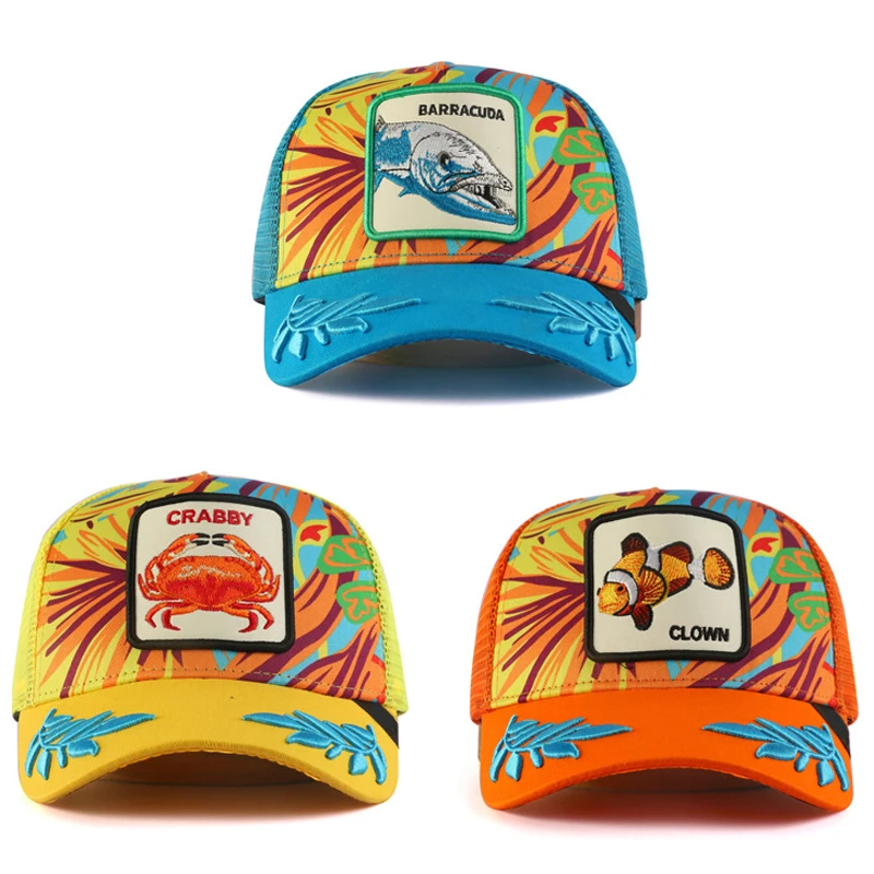 Пользовательская Кепка-тракер с вышивкой, 5 панелей, сетчатые бейсболки для мужчин, спортивные кепки для улицы