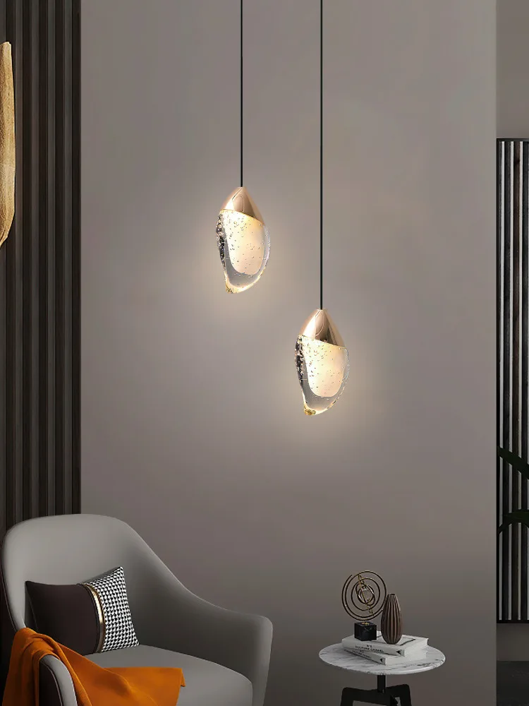 Contemporary modern simple  decor crystal  led chandelier pendant light for wedding