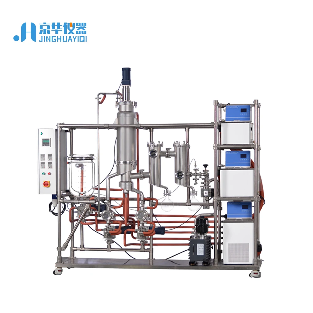 Molecular Distillation Ethanol Rotary Stirring Rising Film Evaporator for Essential Oil Extraction