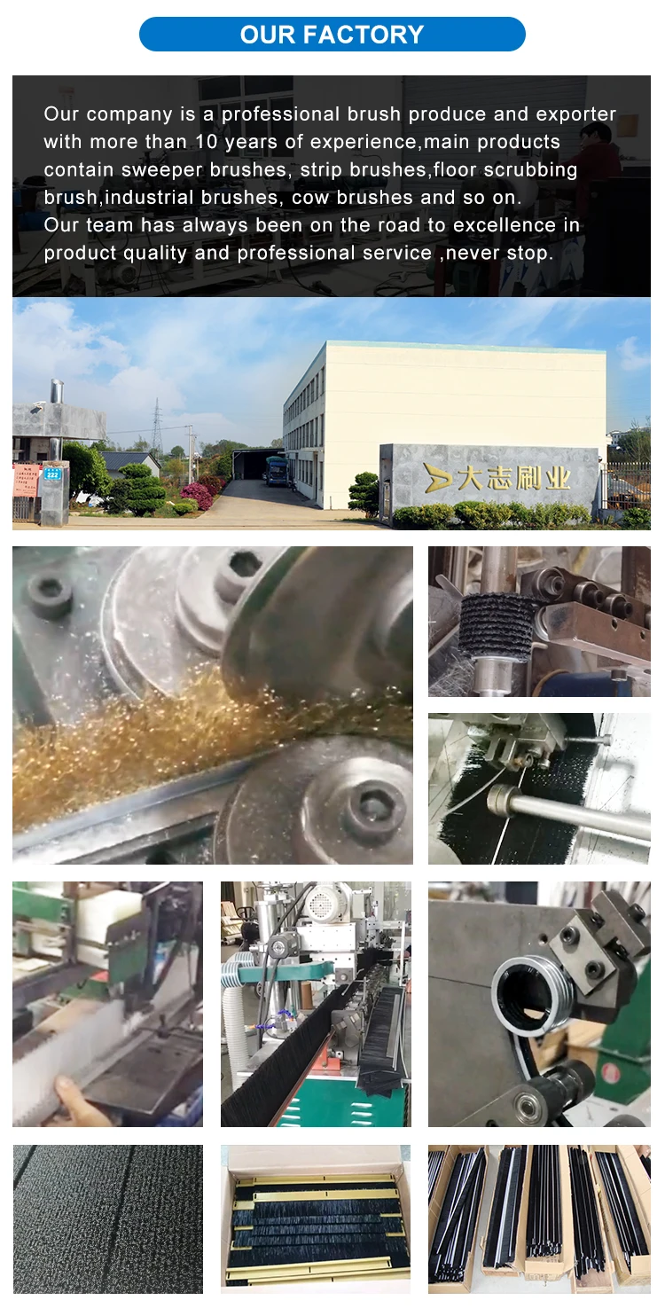 Nylon Bristle Door Seals Brush Aluminium Window Weather Strip Brush