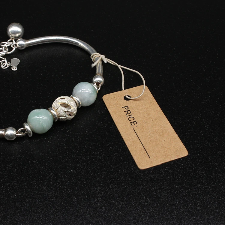 Custom Logo Printing Jewelry  Hang Tag For Sock Hangtag