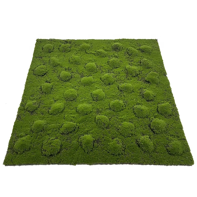 Small 30cm Artificial Moss Lawn Artificial Panel Grass Wall Decor Wall Green Artificial Moss For Backdrop Decoration